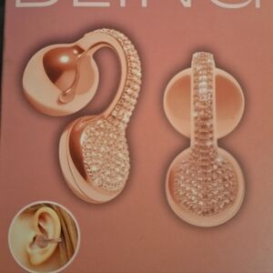 Prime Audio Bling Wireless Earbuds 'Open Ear'. Rose Gold Color.